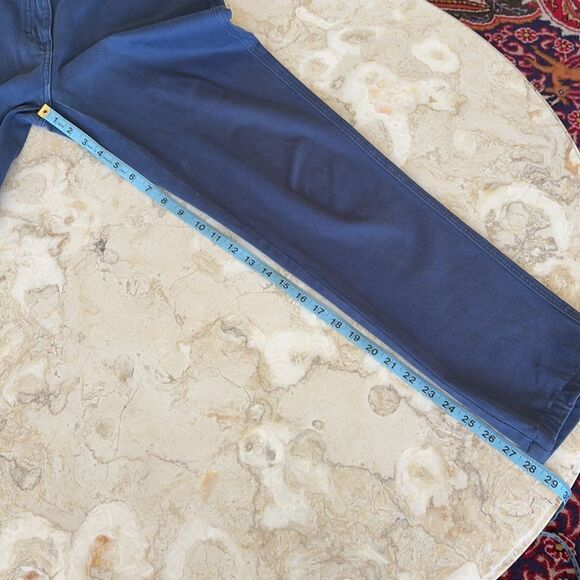 Saint James Patricia Medium Blue Stretch Denim Pants - Picture 13 of 16